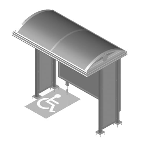Bus Shelter: Sierra Series (90002-00)