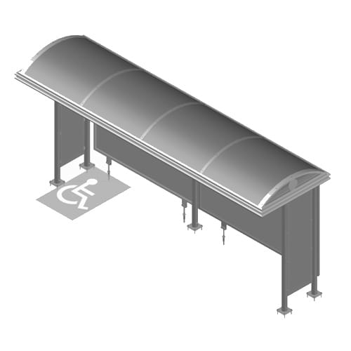 Bus Shelter: Sierra Series (90004-00)