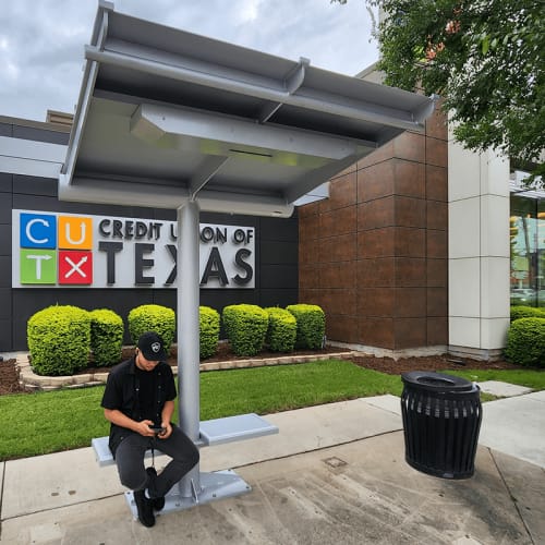 Bus Shelter: Empire "Flat Roof" Series