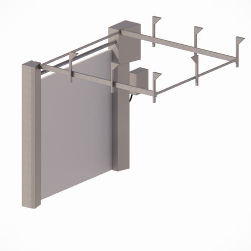 Raptor Rigid High Speed Security Door - RH Drive - Low Head Room