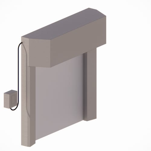 Raptor Rigid High Speed XL Security Door - LH Drive - Radial