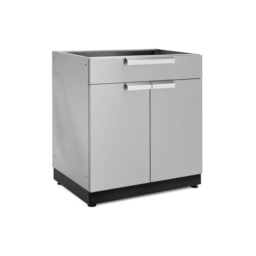 SKU 70004: Outdoor Kitchen Stainless Steel 32 in. 2-Door with Drawer Cabinet