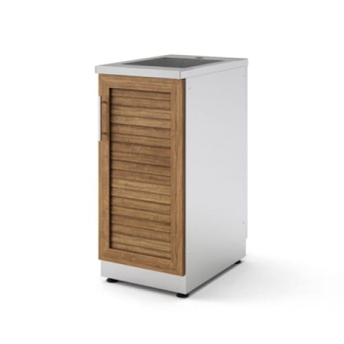 SKU 65625: Outdoor Kitchen Stainless Steel Louvered Doors 16 in. Sink Cabinet