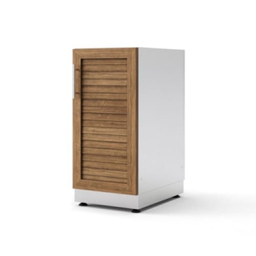 SKU 65624: Outdoor Kitchen Stainless Steel Louvered Doors 16 in. 1-Door Cabinet