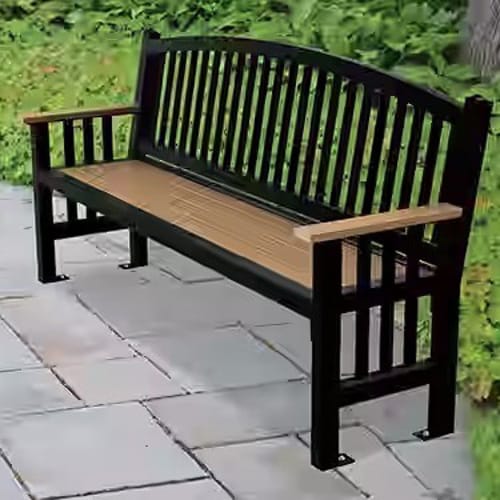 Aurora Bench Arched Back