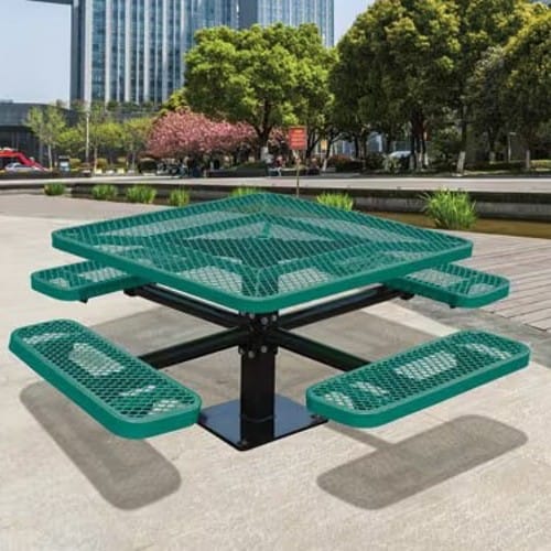The City™ Series Square Pedestal Picnic Tables preview 2
