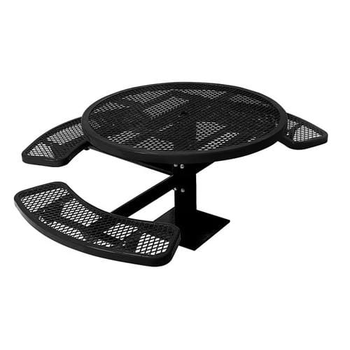 The City™ Series Round Pedestal ADA Picnic Tables preview 3