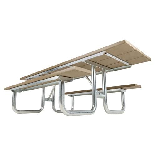 Sienna 8' Double ADA Picnic Table, Rectangular preview 3