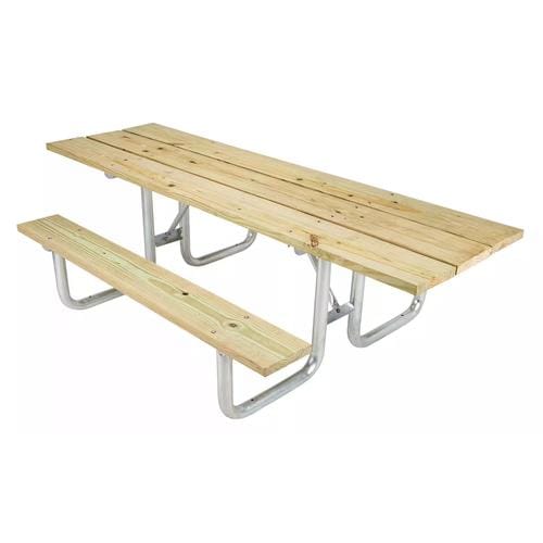 Outpost Double ADA Wood Picnic Table, Rectangular preview 2
