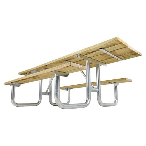 Outpost Double ADA Wood Picnic Table, Rectangular preview 3