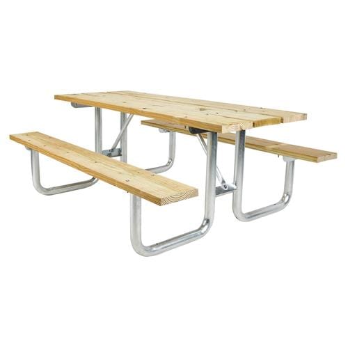Outpost Wood Picnic Table, Rectangular preview 3