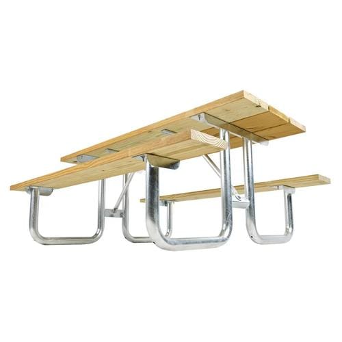 Outpost Wood Picnic Table, Rectangular preview 4