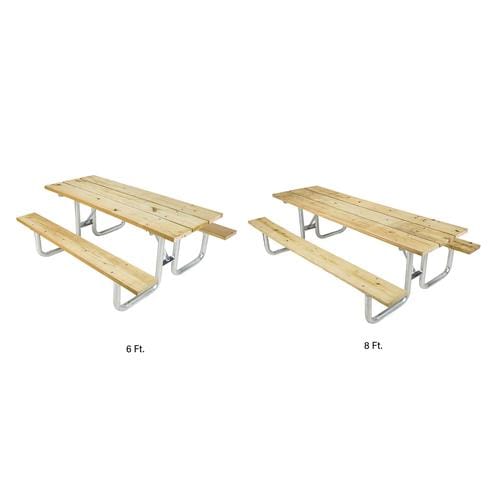 Outpost Wood Picnic Table, Rectangular preview 5