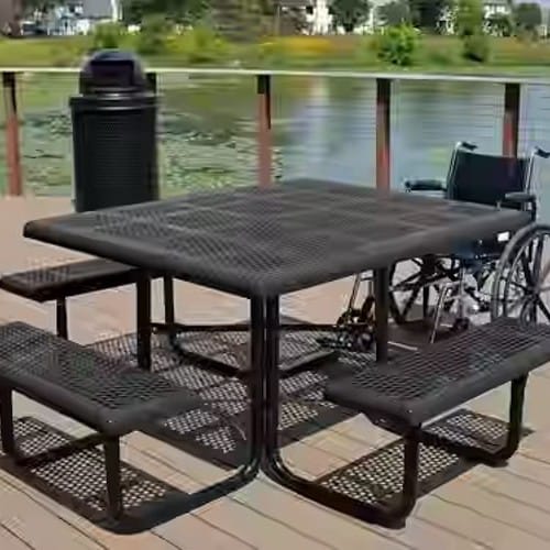 Comfort™ Series Square Wheelchair Accessible Table
