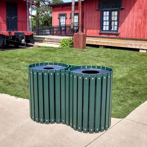 Round Slatted Recyclers - Two Units