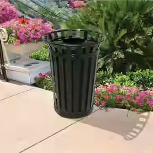 Commercial Steel Waste Receptacles