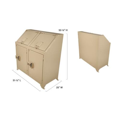 Bear-Proof Trash Receptacle, Double preview 3