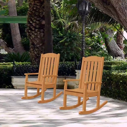 Traditional Highback Rocking Chair