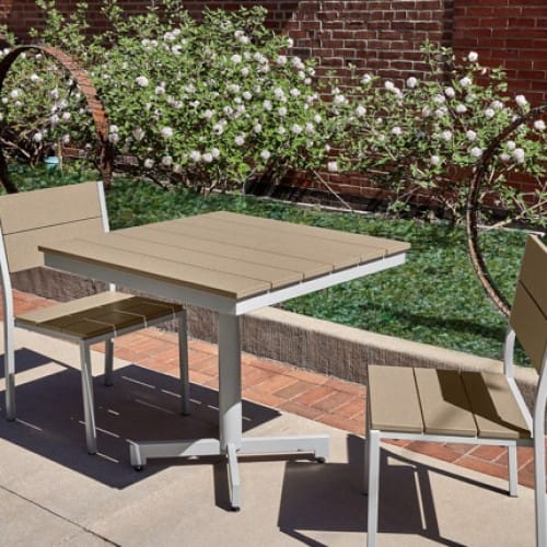 Oakton Patio Square Pedestal Dining Table
