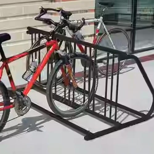 Traditional Powder-Coated Bike Racks