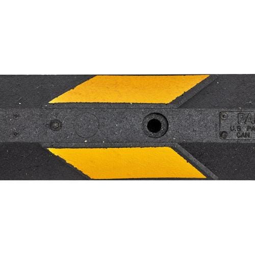 Striped Rubber Wheel Stops preview 5