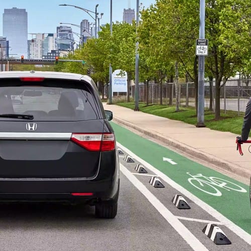 5'' High Bike Lane Delineators