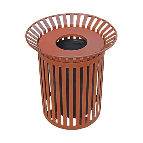 32 Gallon Round Trash Receptacle - Ribbon Collection preview 2