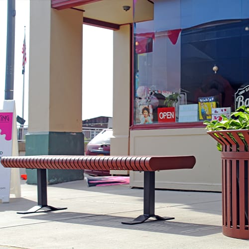 Backless Ribbon Collection Bench preview 2