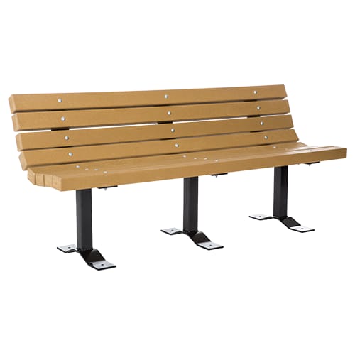 Contour Bench w/ Recycled Plastic Lumber preview 2