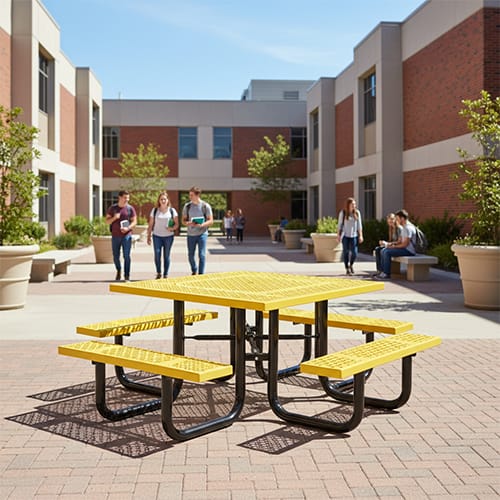 Square Portable Picnic Table  preview 2