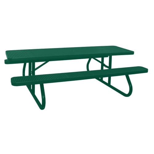 8' Champion Expanded Metal Table, Free Standing