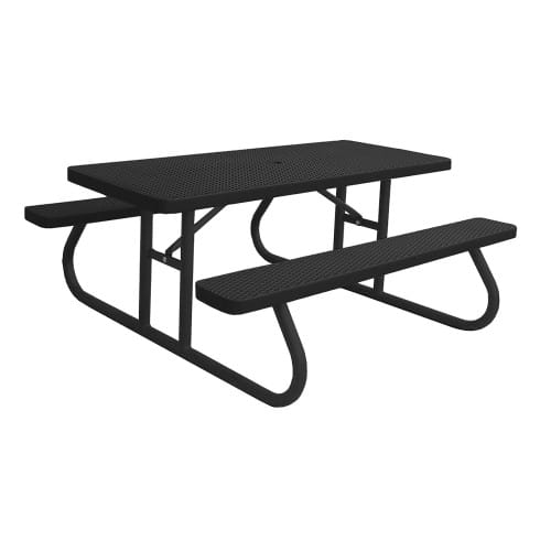 6' Champion Expanded Metal Table, Free Standing