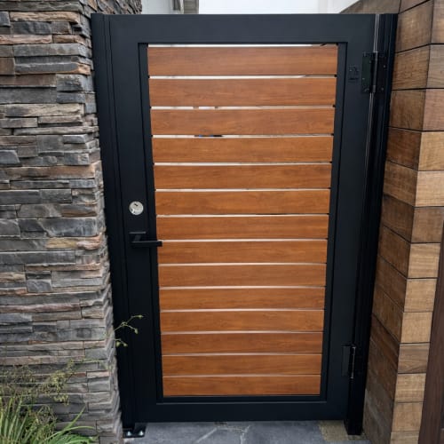 Aluminum 40 HD Pedestrian Gate Double Swing preview 11