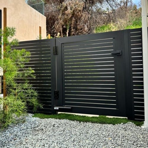Aluminum 20 HD Pedestrian Gate Double Swing preview 7