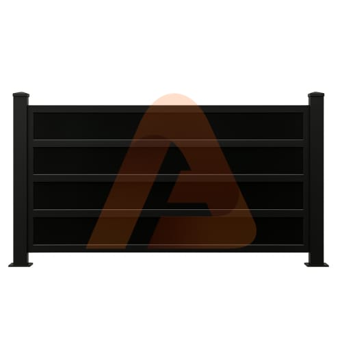 Aluminum Plexi Fence 2-way Post