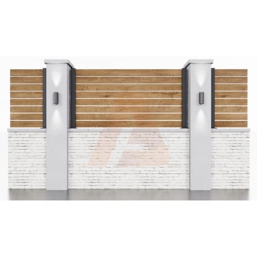 Aluminum 40 Wall Topper 2-way post preview 2