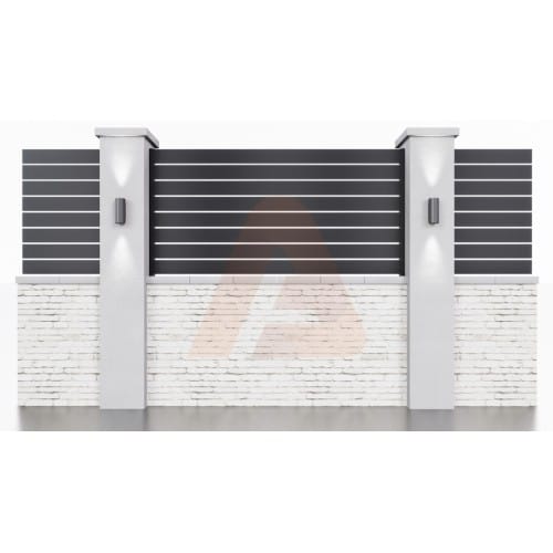 Aluminum 40 Wall Topper C-Channel