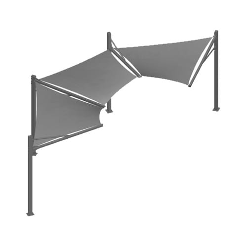 Conjoined Cantilever Hypar Sails