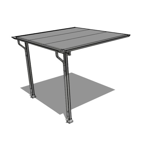 Moderno Patio Cover: 10'W x 10'H