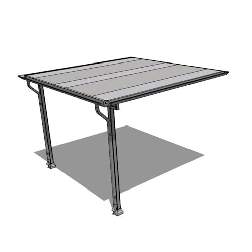 Moderno Patio Cover: 12'W x 12'H
