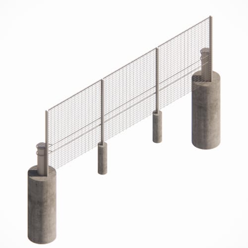 Crash-Rated Cable Barrier M50 P1 (AVBD 151)