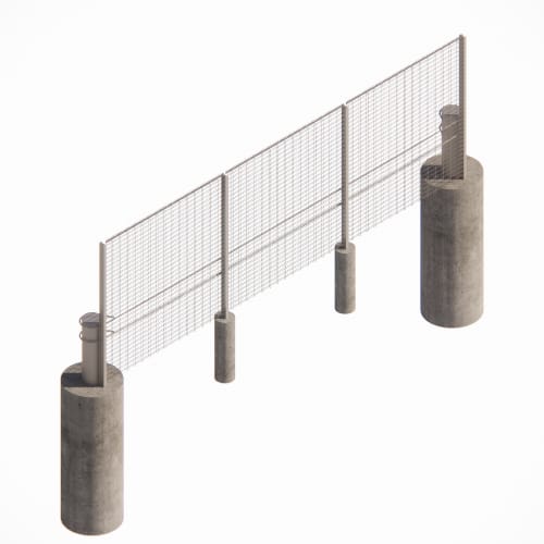 Crash-Rated Cable Barrier M50 P2 (AVBD 152)