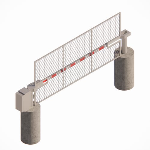 Drop Arm Vertical Pivot Gate M50 (AVBD 564)
