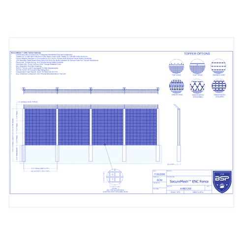 ENC Security Fence (AVBD 1200)