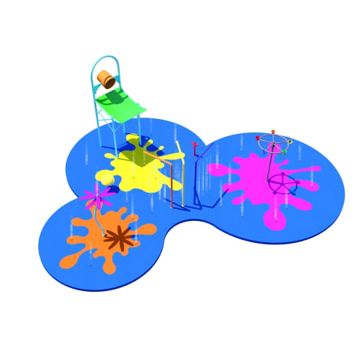 Tidal Wave Bay Splash Pad - 1500 Sq.Ft