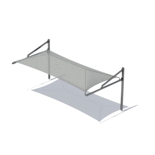 Cantilever Hip Roof Shade 20'x40' preview 3
