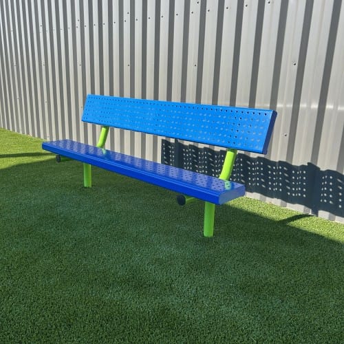 6' Punched Steel Bench preview 2