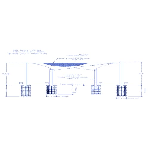 Hypar Sail Shade 22'x30'