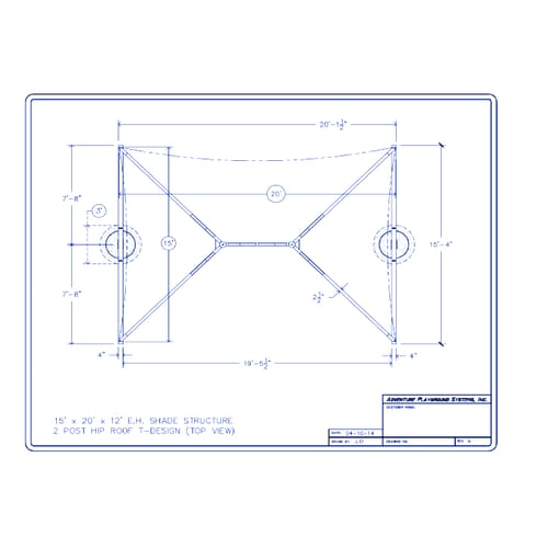 Hip Roof Shade 15'x20'