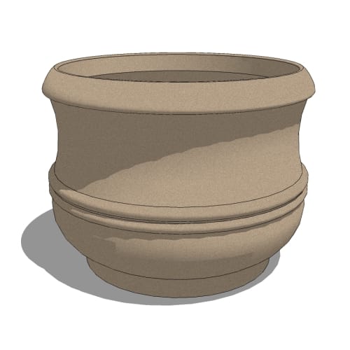 Round Planters: Bellagio